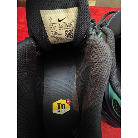 Men Nike Air Max Plus Drift Running Shoes Size 9 Navy Blue Orange FD4290 400 - Picture 11 of 16